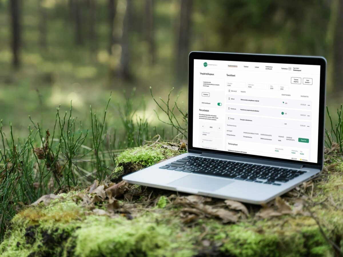 Ekokompassin verkkopalvelu helpottaa yritysten ympäristövastuutyötä